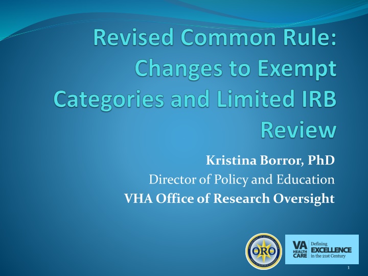 kristina borror phd director of policy