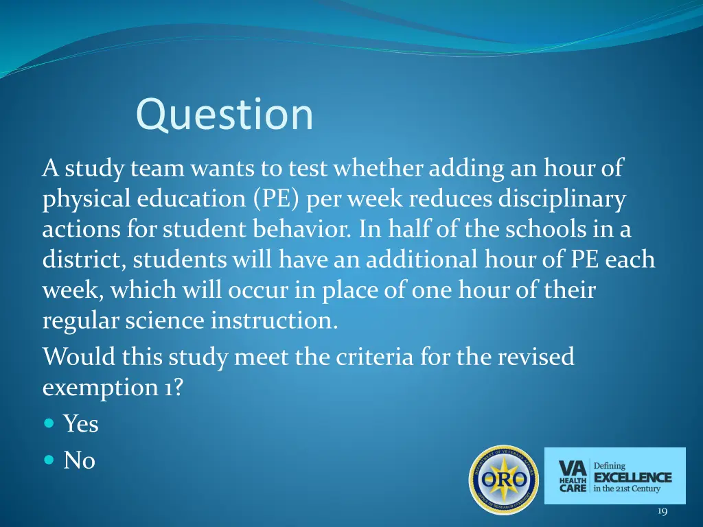 question 1