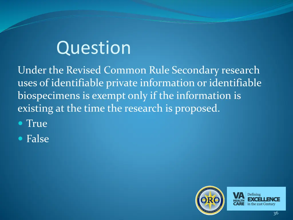 question 5