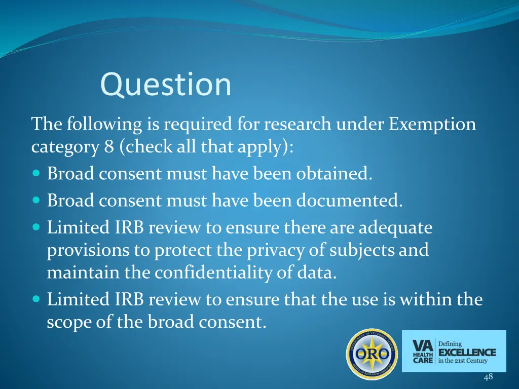 question 8