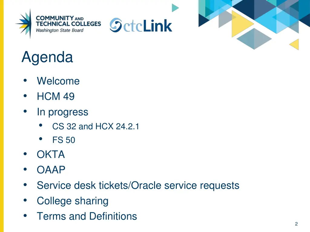 agenda