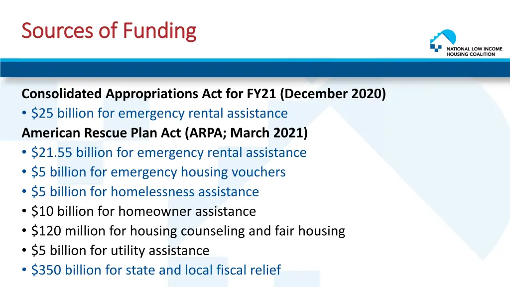 sources of funding sources of funding