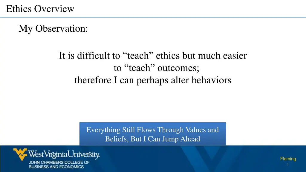 ethics overview 1