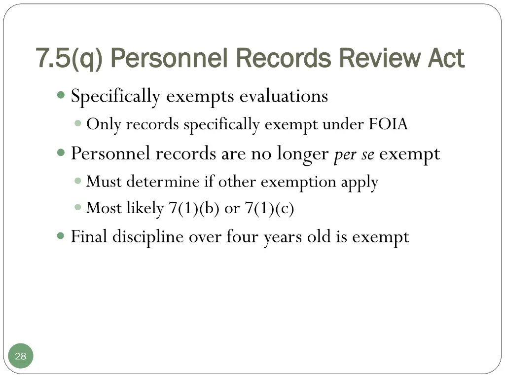 7 5 q personnel records review