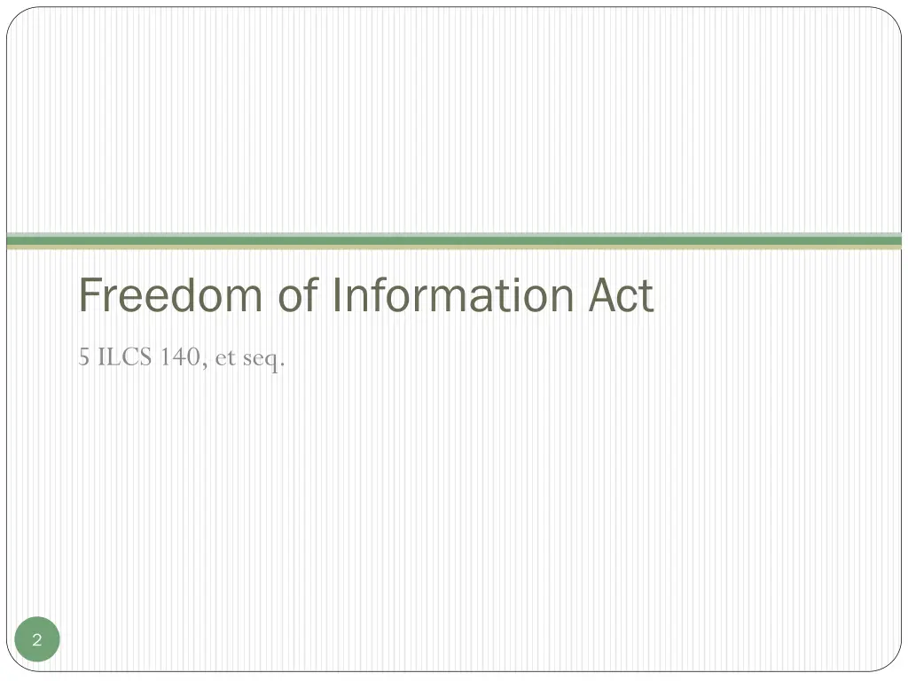 freedom of information act