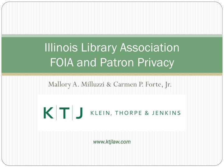 illinois library association foia and patron