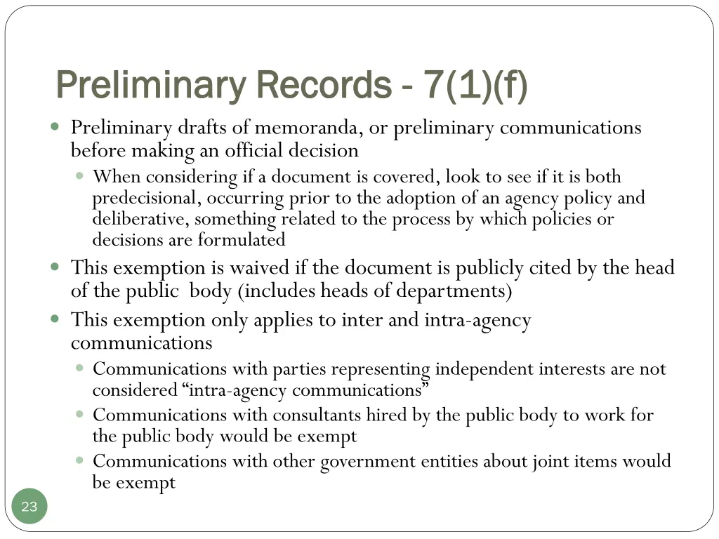 preliminary records preliminary records