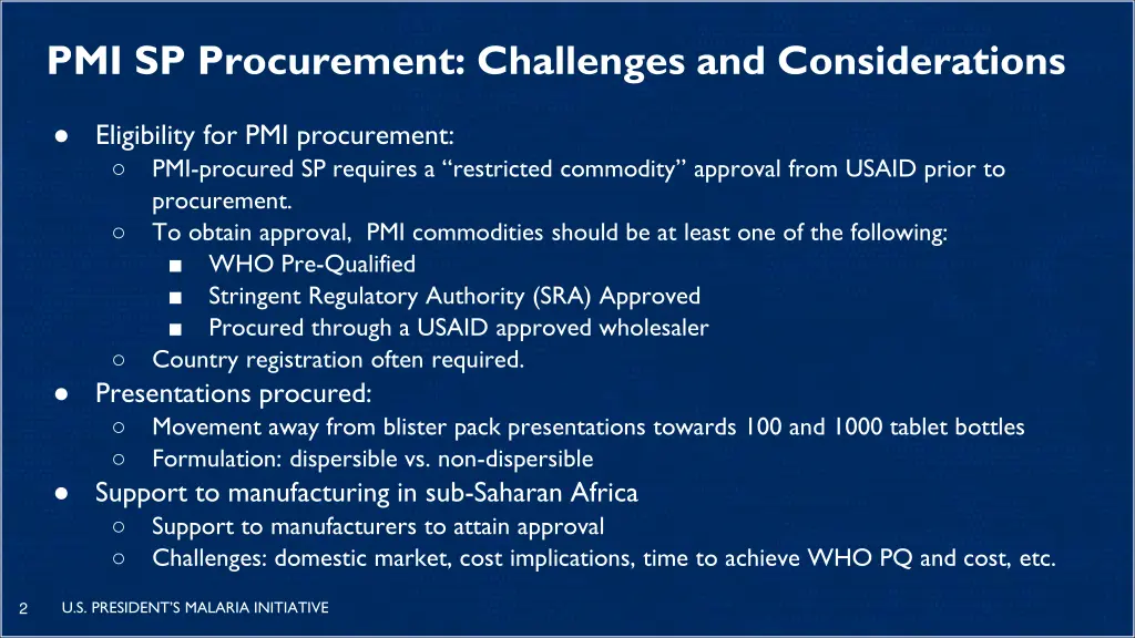 pmi sp procurement challenges and considerations