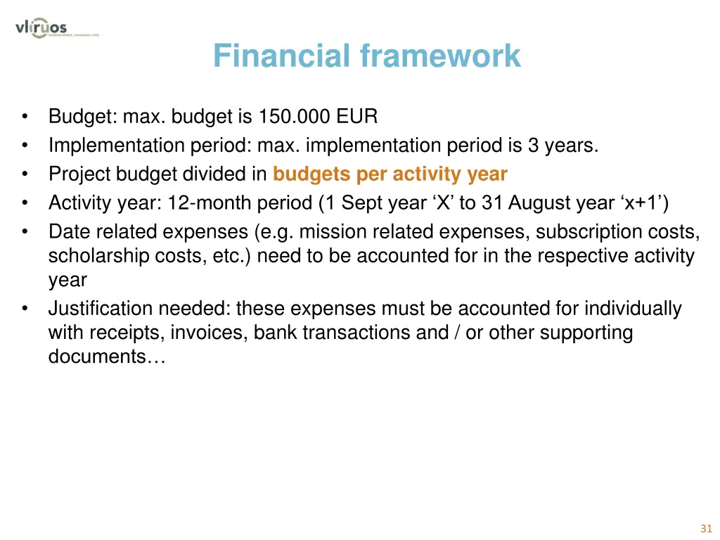 financial framework 1