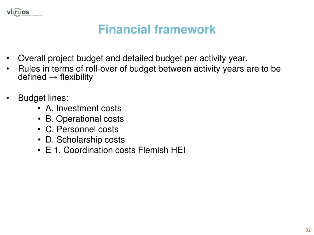 financial framework 2