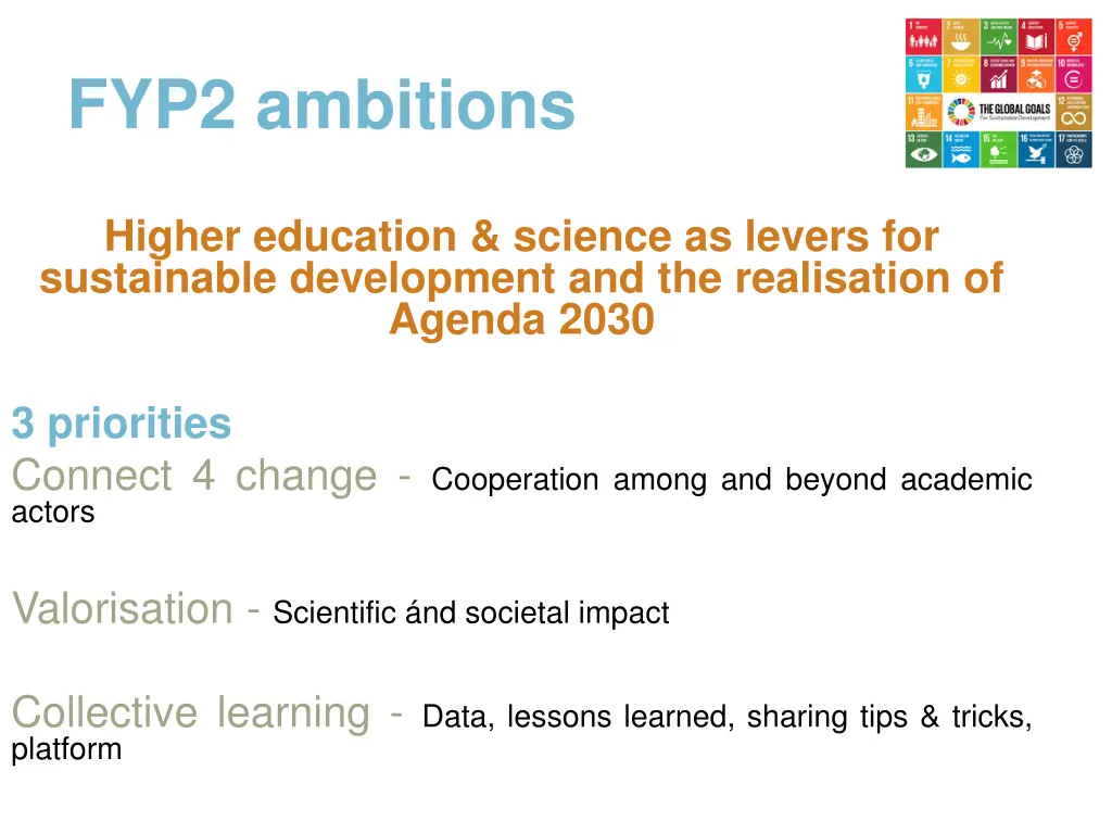 fyp2 ambitions