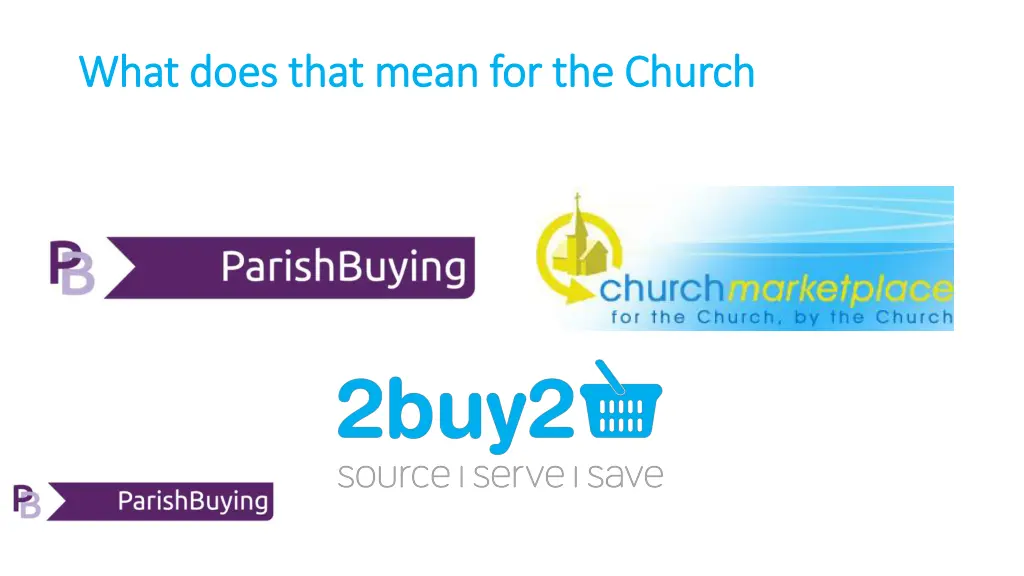 what does that mean for the church what does that