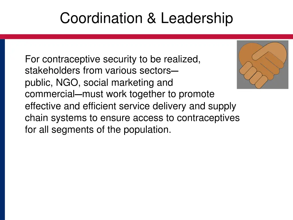 coordination leadership