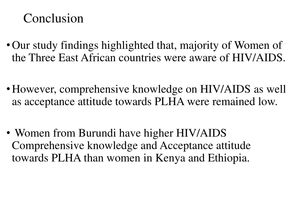 conclusion