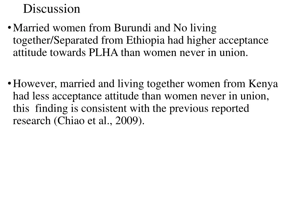 discussion married women from burundi