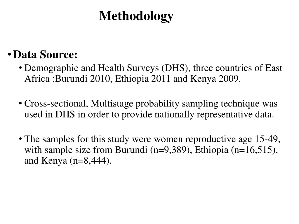 methodology