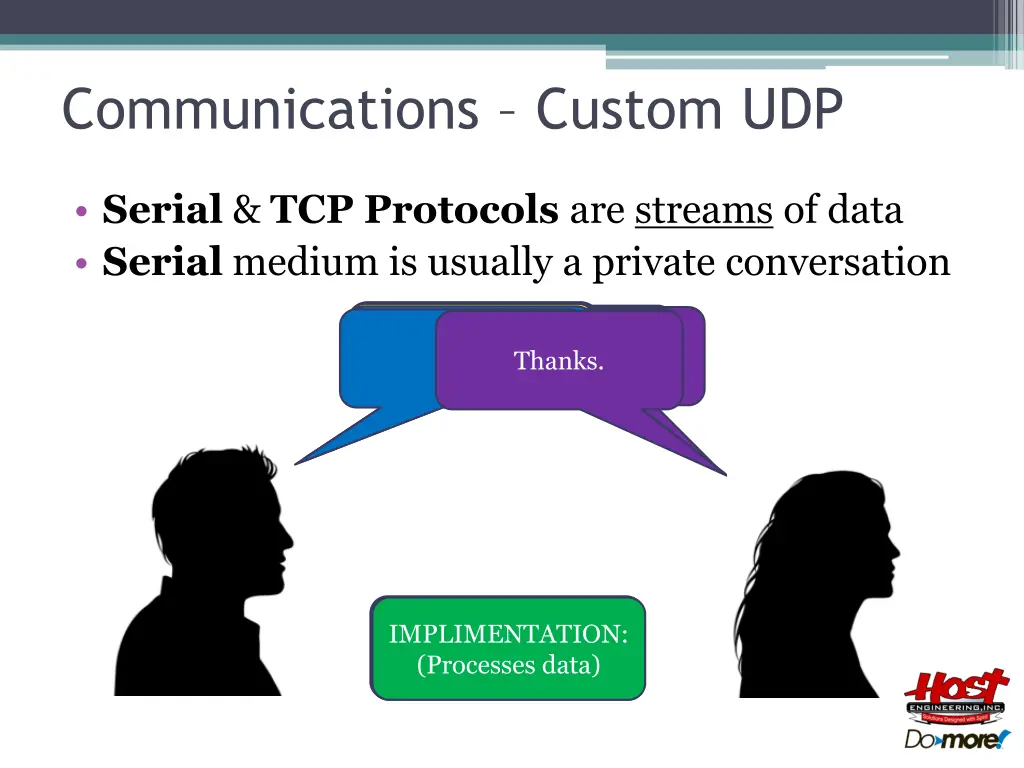 communications custom udp 1