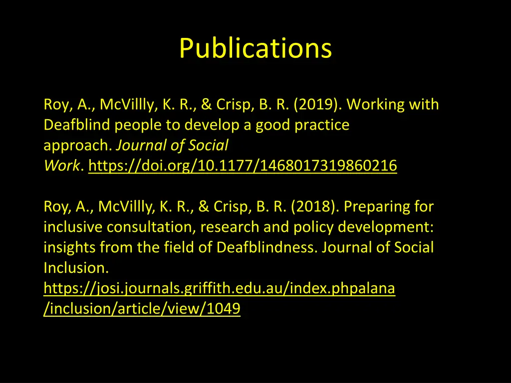 publications