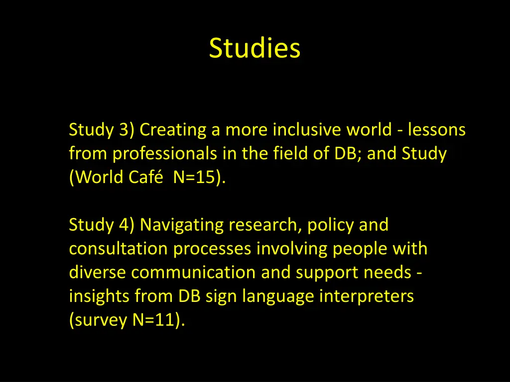 studies 1