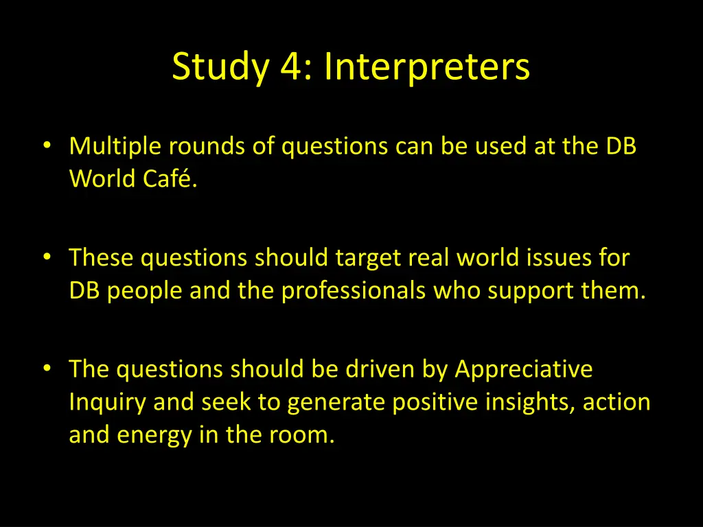 study 4 interpreters 3
