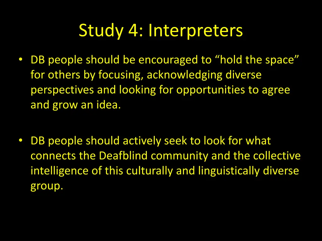 study 4 interpreters 7