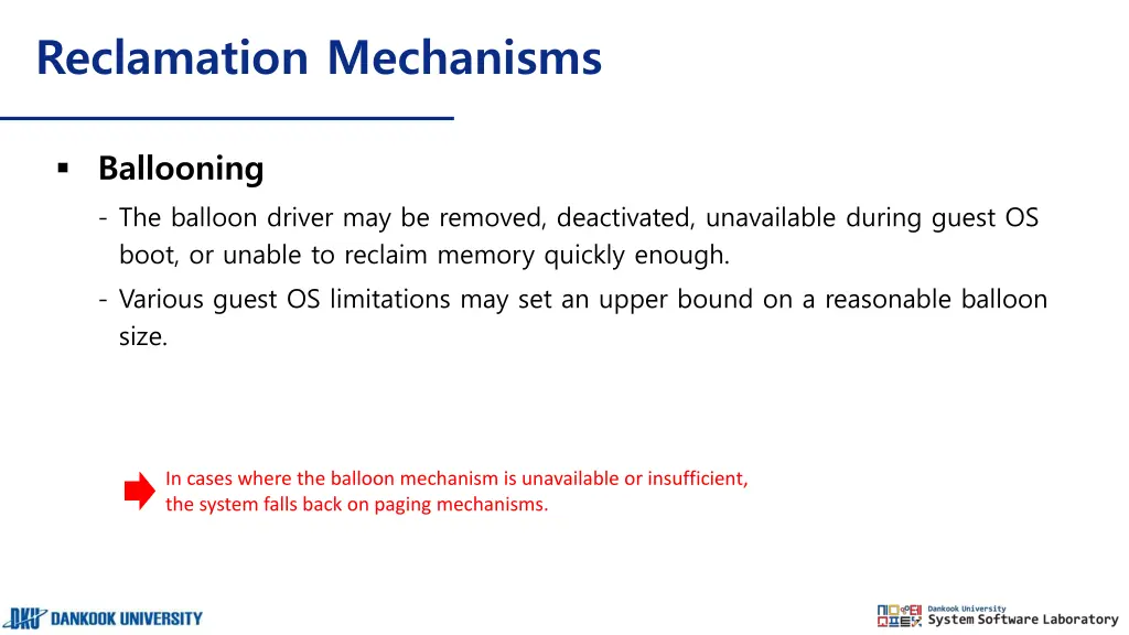 reclamation mechanisms 2