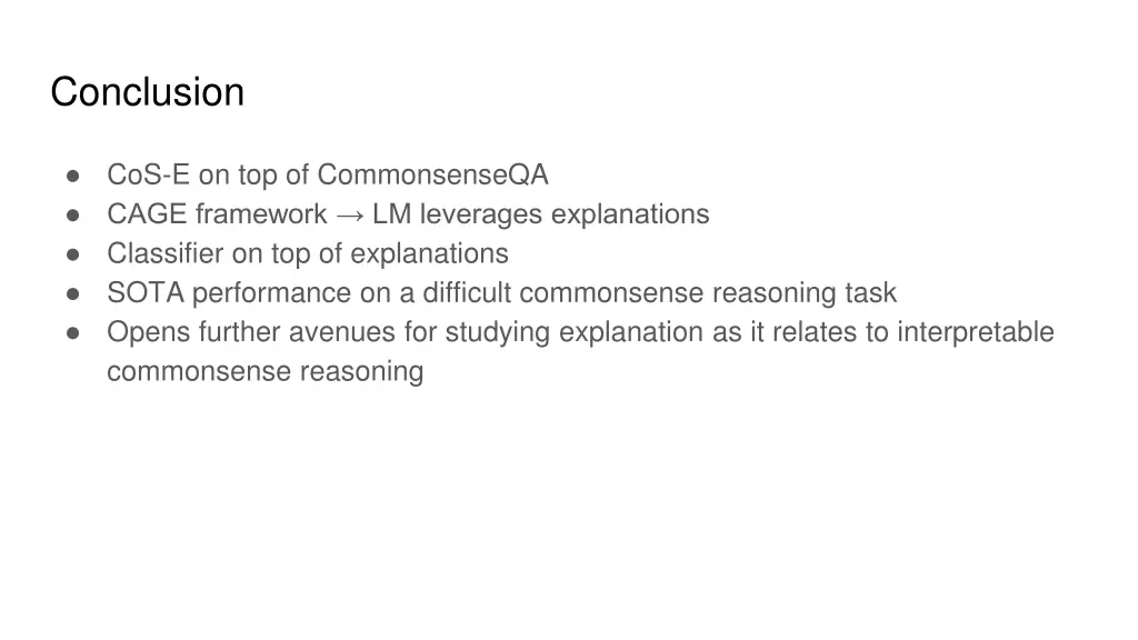 conclusion
