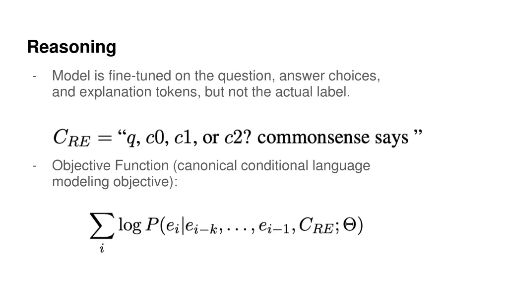 reasoning