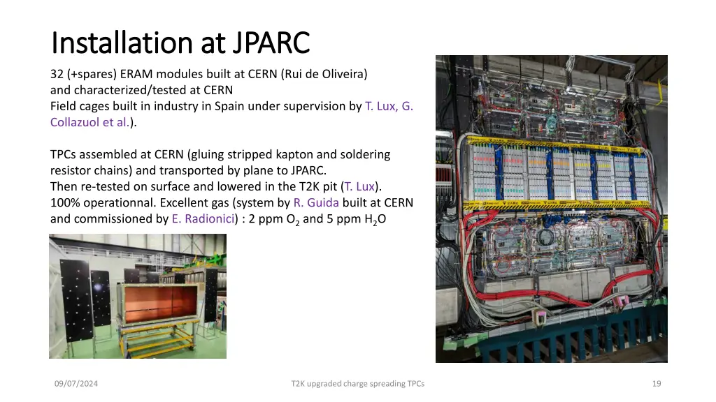 installation at jparc installation at jparc