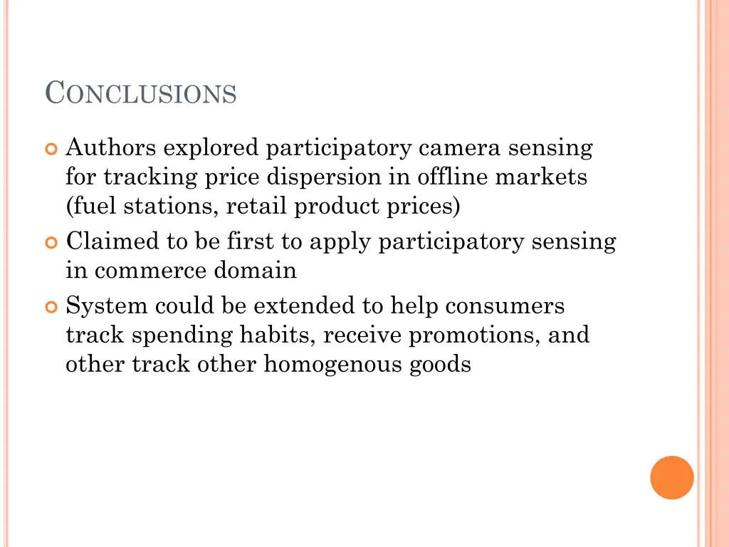 c onclusions