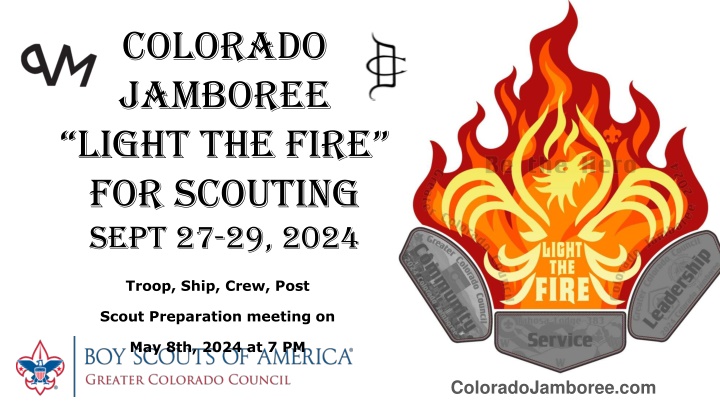colorado jamboree light the fire for scouting