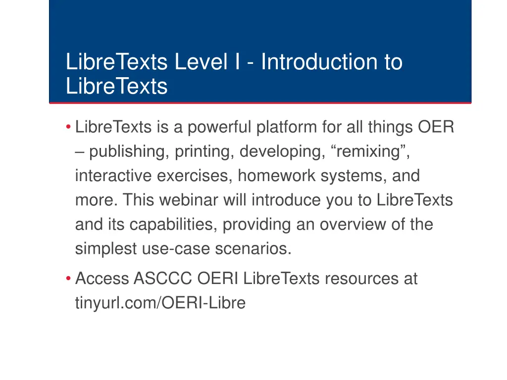libretexts level i introduction to libretexts 1