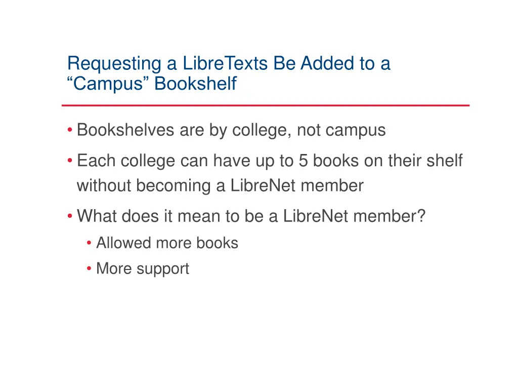 requesting a libretexts be added to a campus