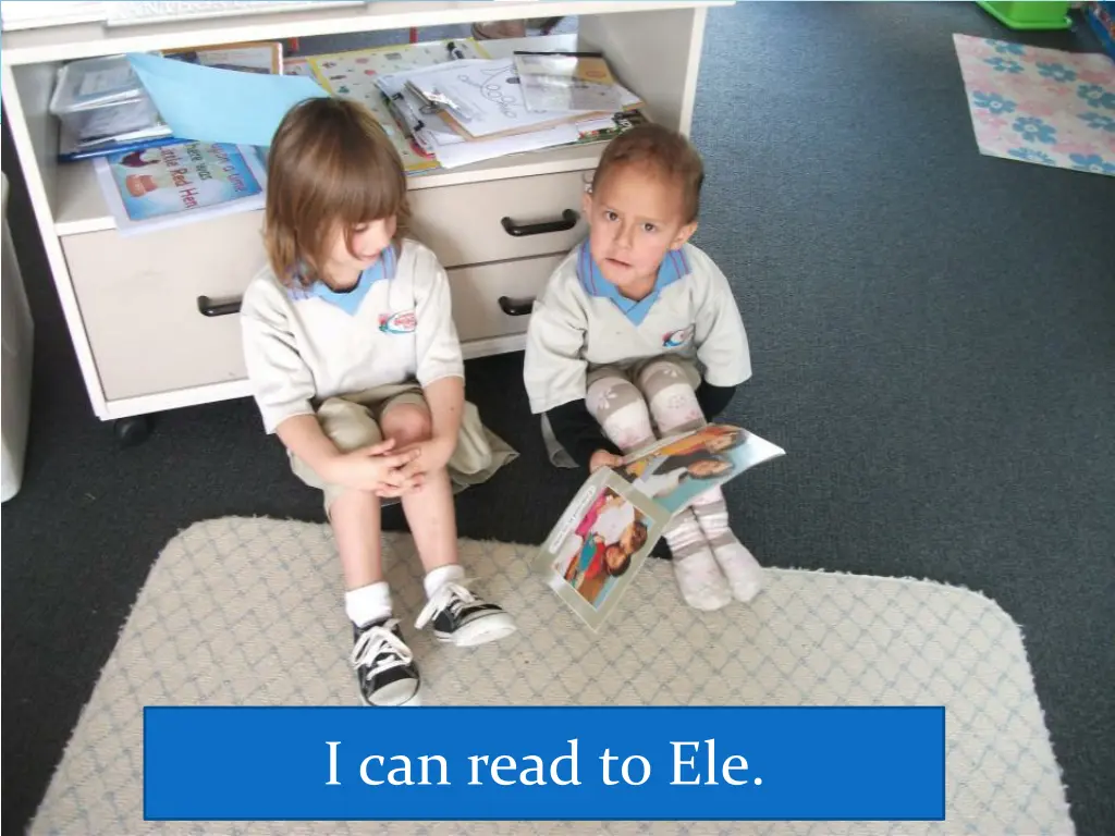 i can read to ele