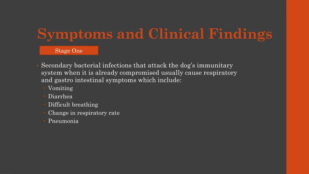 symptoms and clinical findings 2