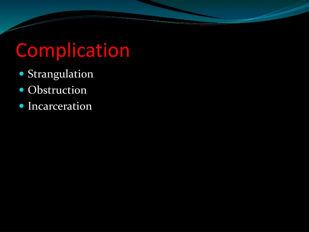 complication