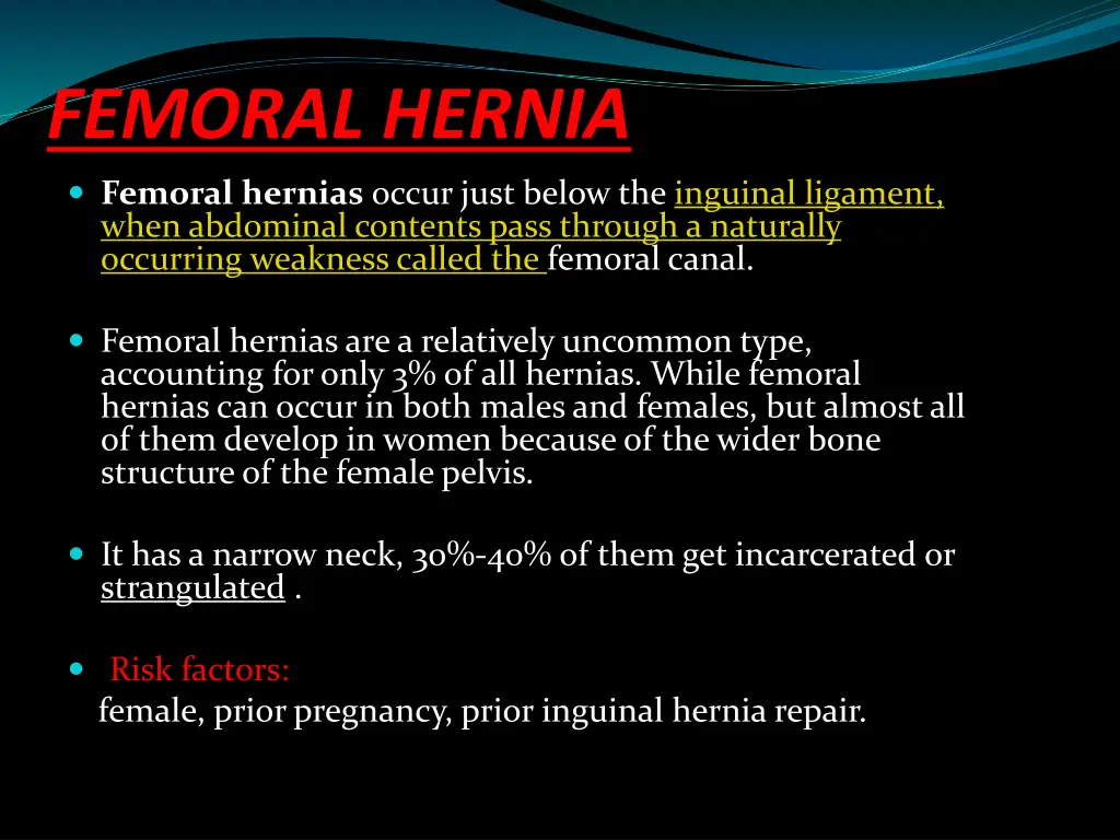 femoral hernia