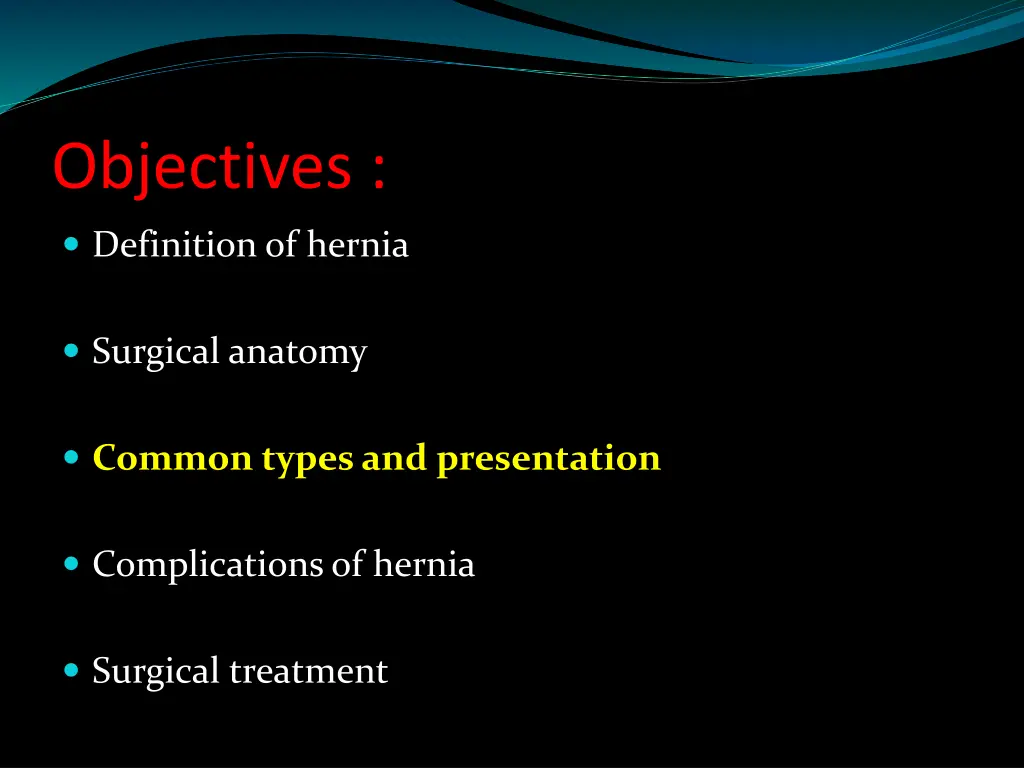 objectives 5