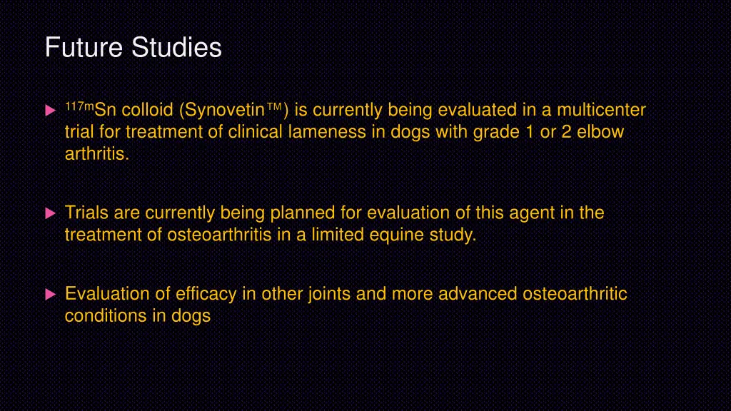 future studies