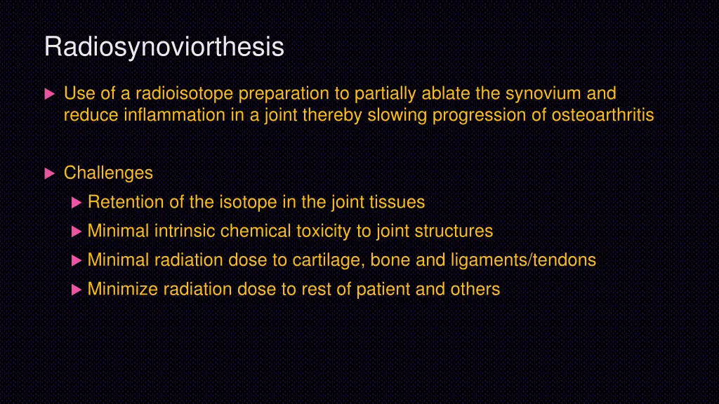 radiosynoviorthesis