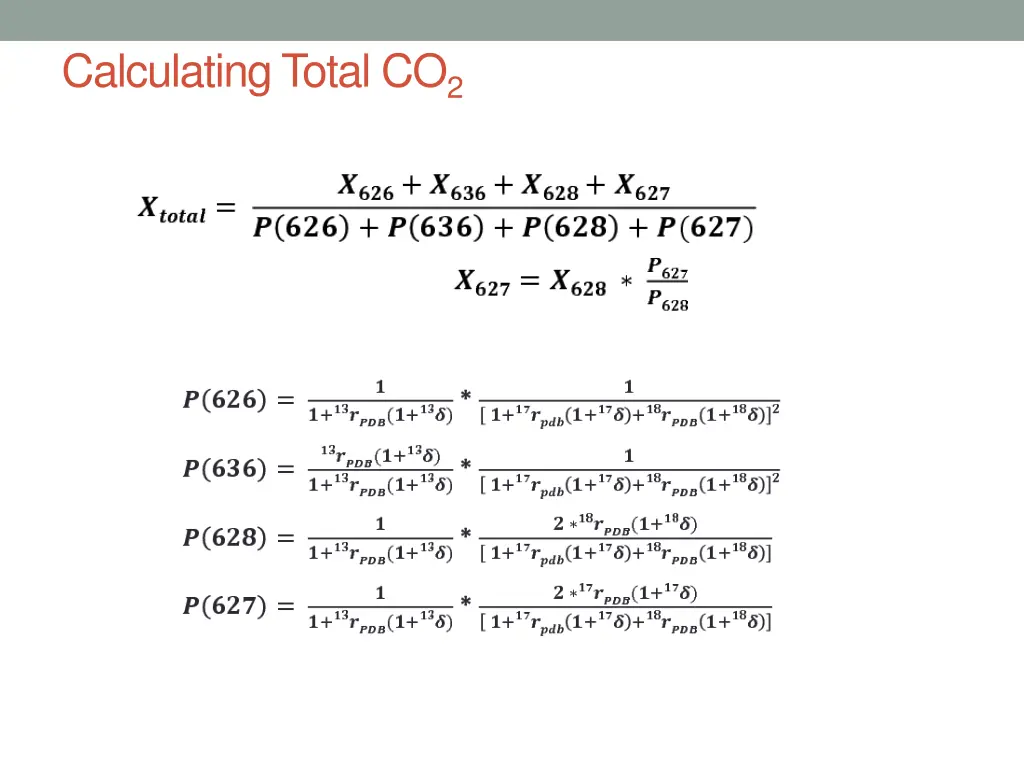 calculating total co 2