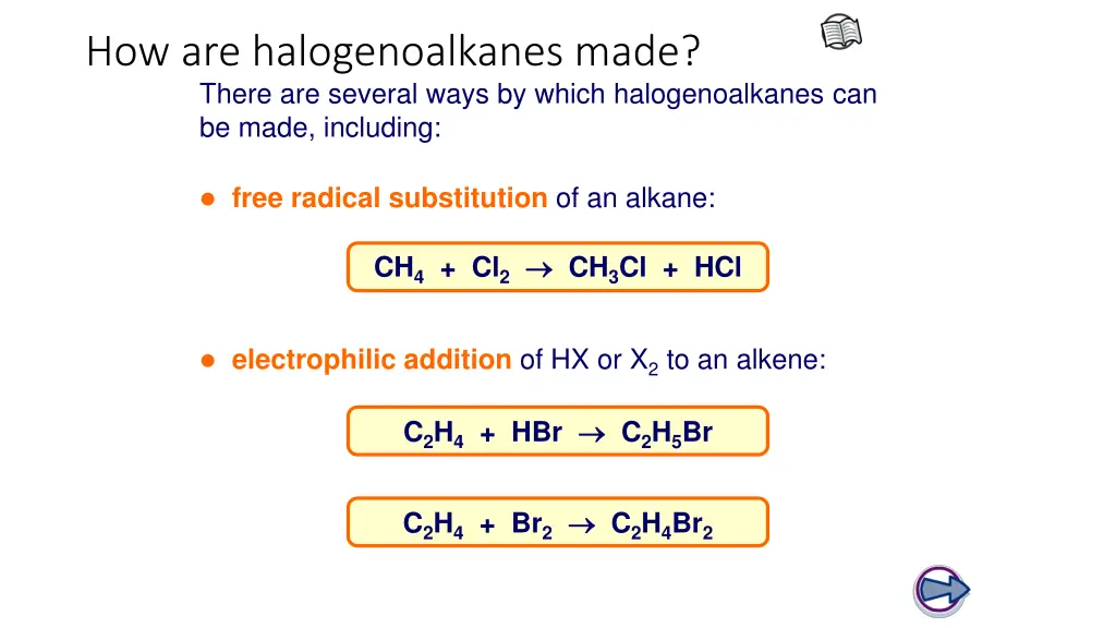 how are halogenoalkanes made there are several