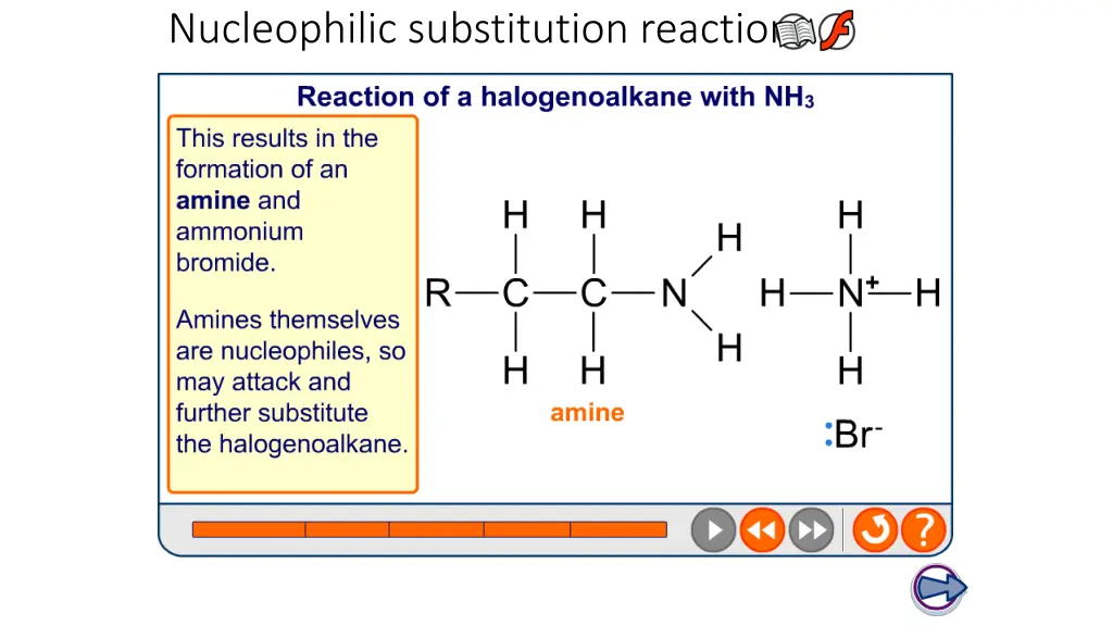 nucleophilic substitution reactions