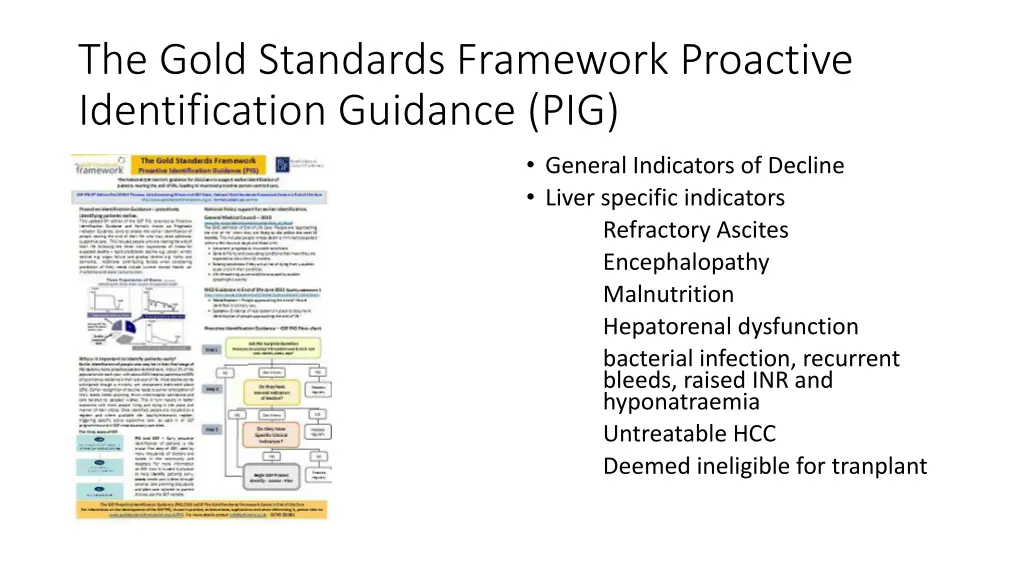the gold standards framework proactive