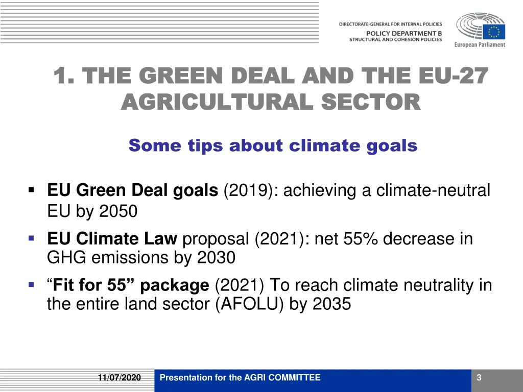1 the green deal and the eu 1 the green deal