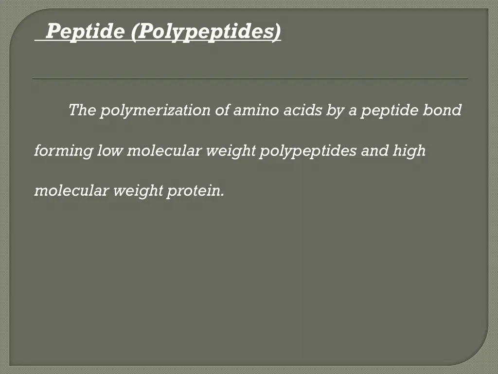 peptide polypeptides