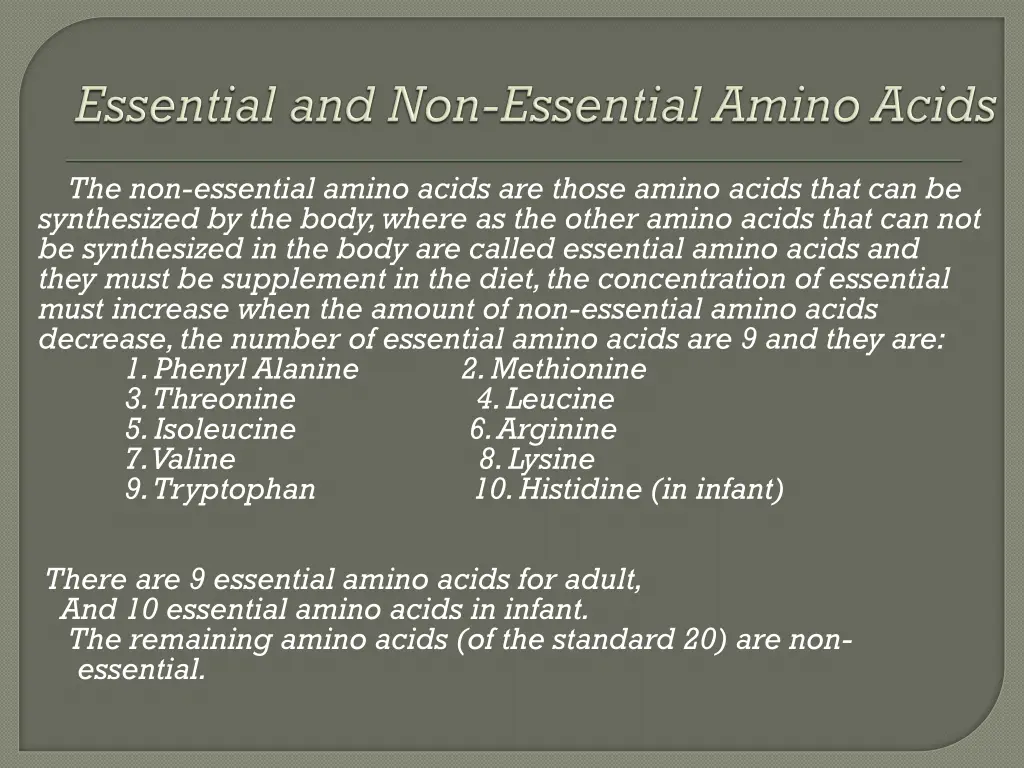 the non essential amino acids are those amino