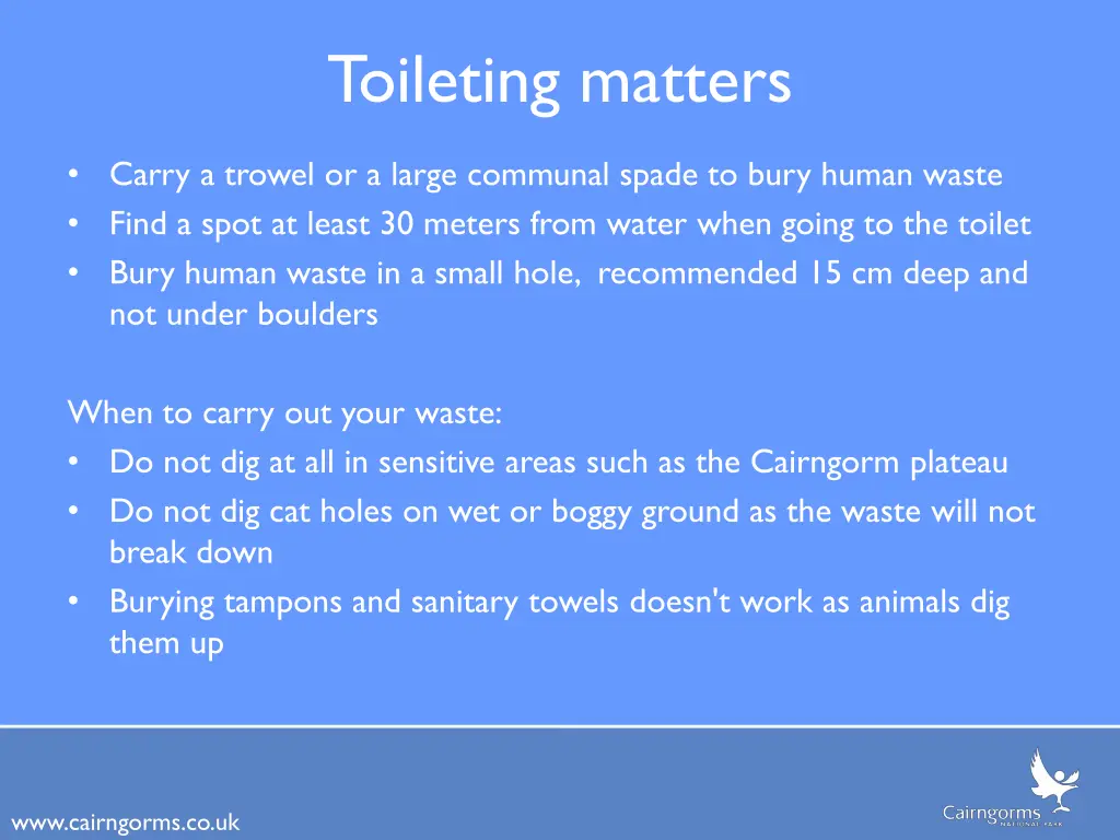toileting matters