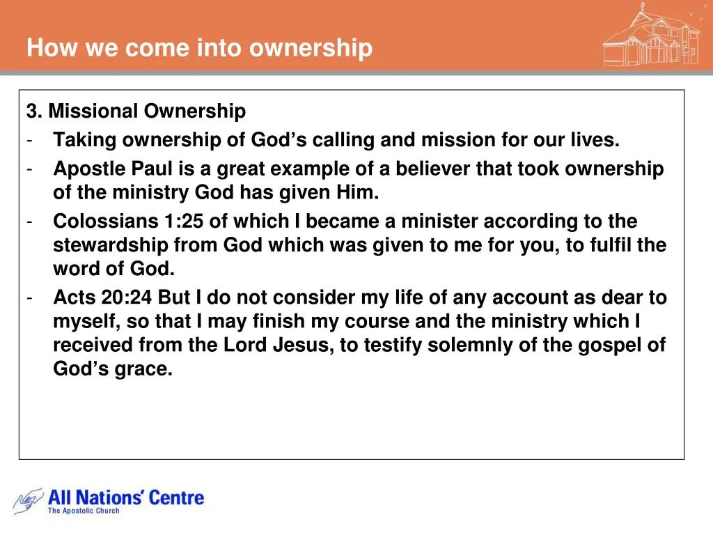 how we come into ownership 2