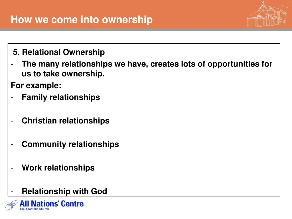 how we come into ownership 4
